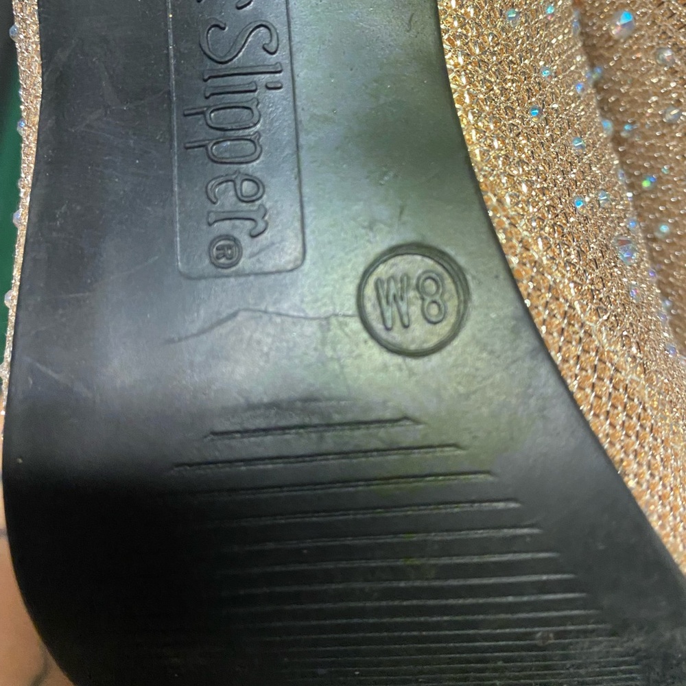 Gold Sparkle Women's Shoes - Picture 5 of 5